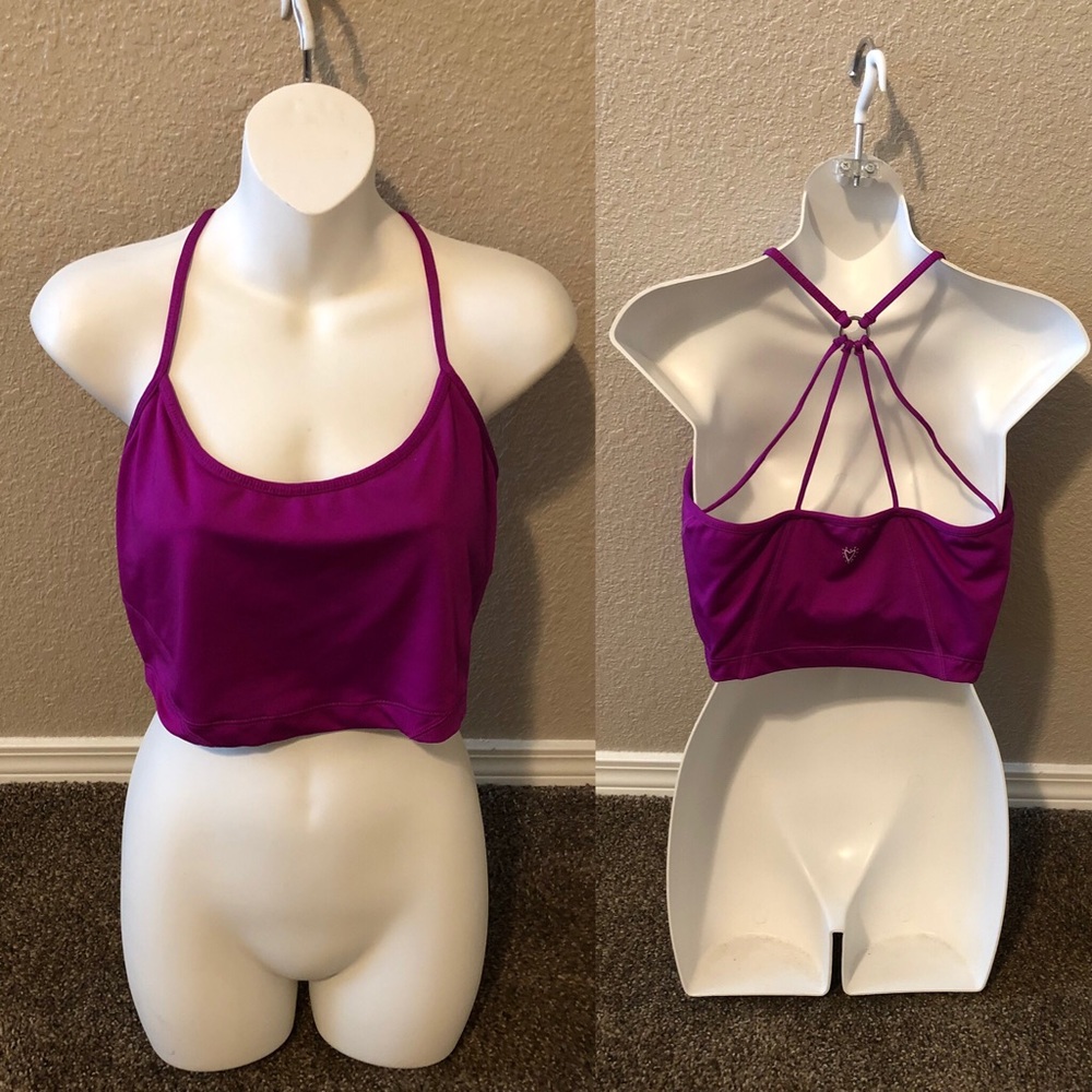 Like new Betsey Johnson crop top sports bra